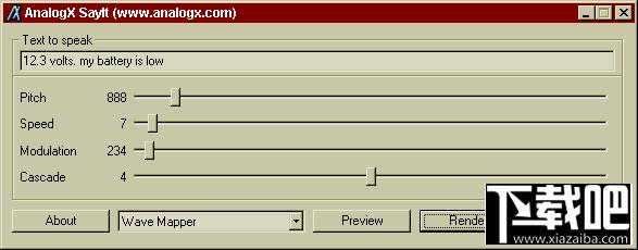 AnalogX SayIt,AnalogX SayIt下载,AnalogX SayIt官方下载,单词或是句子念出来