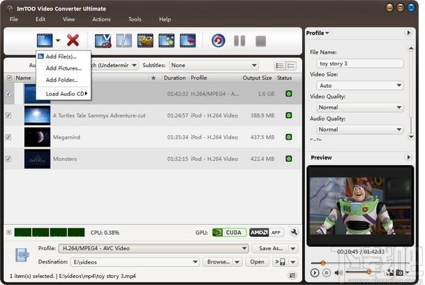 ImTOO XviD Converter下载,视频格式转换软件,视频转换