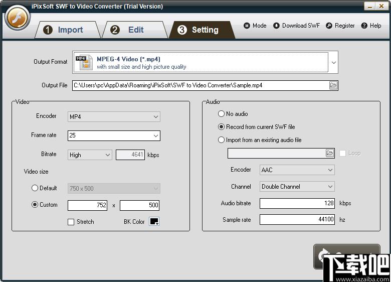 iPixSoft SWF to Video Converter下载,视频转换,格式转换